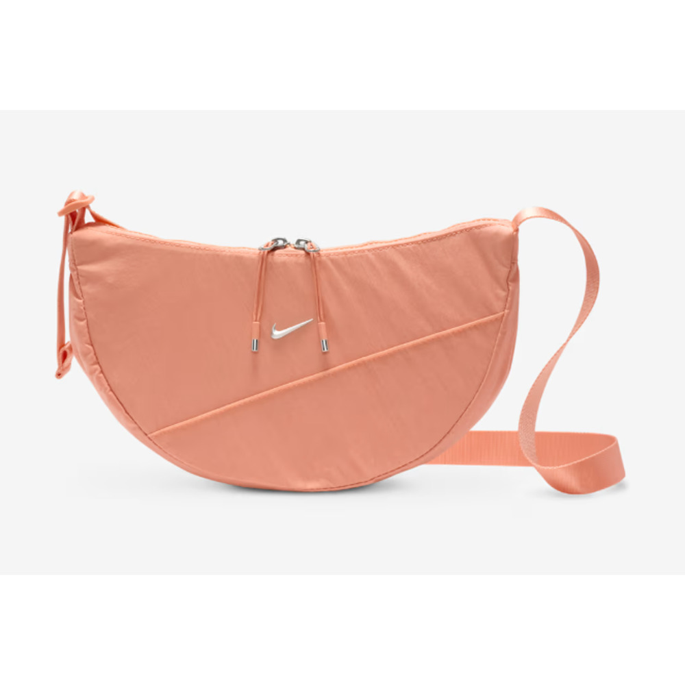Nike Aura Crescent Crossbody Bag Purse Apricot Agate Peach Zip Y2K Athleisure B